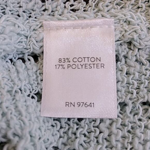 J. Jill  Sweater LP Large Petite Aegean Mist Knit NWOT - Picture 12 of 13